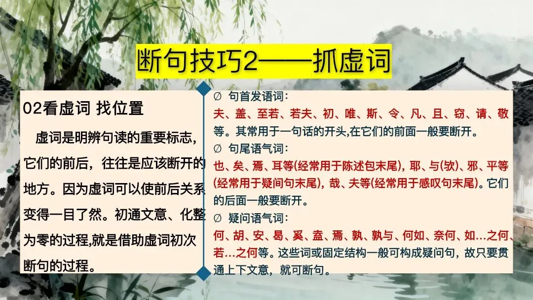 中考文言文断句复习这样讲太清晰了 第14张