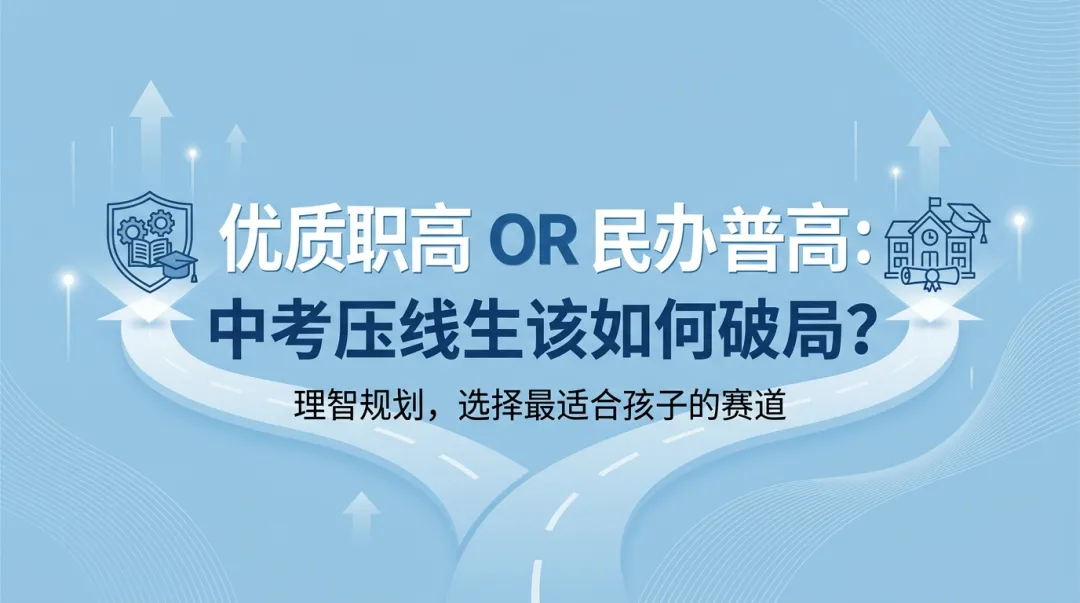 优质职高 OR 民办普高:中考压线生该如何破局? 第1张
