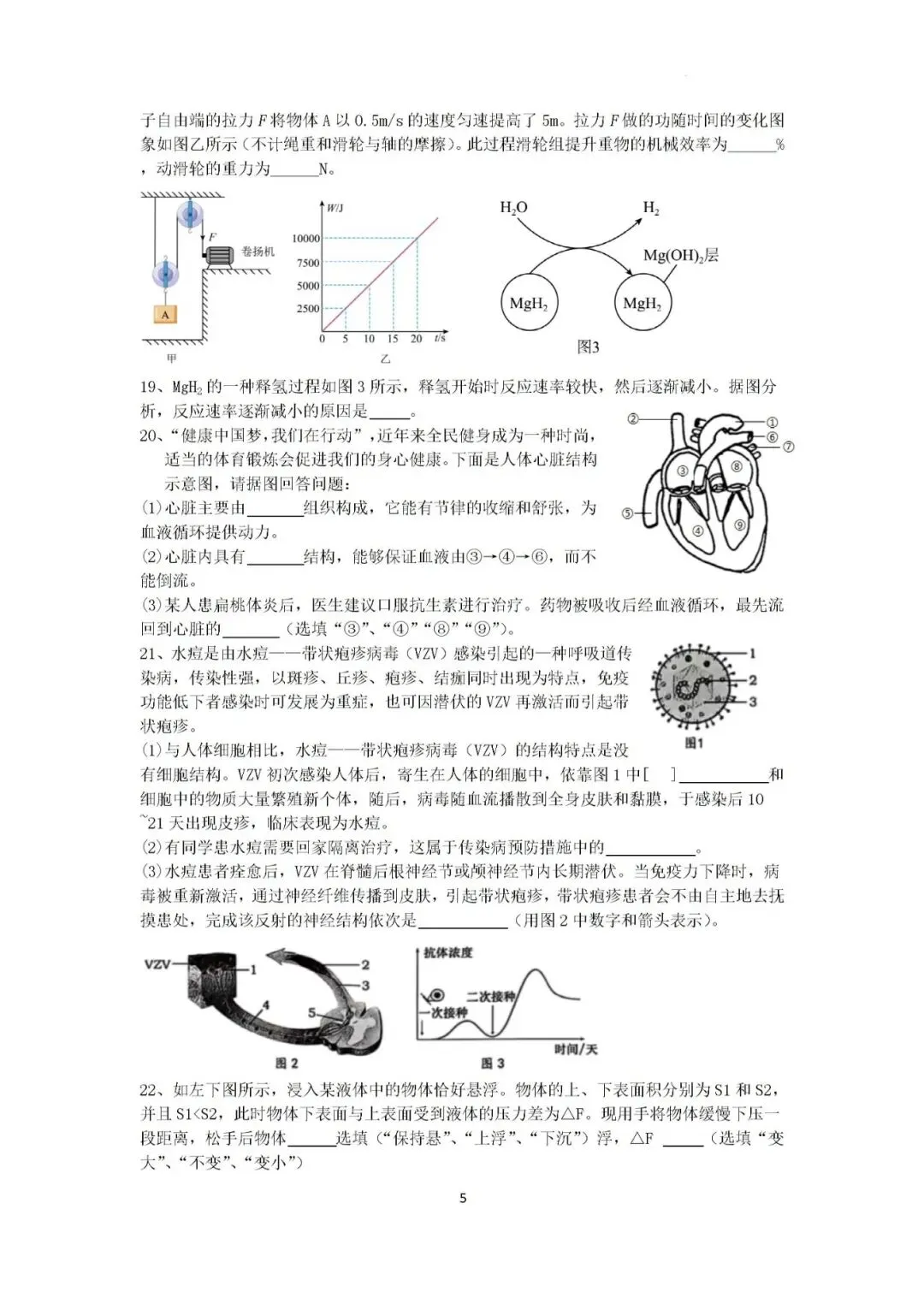 2026年4月浙江省宁波市重点中学提前招模拟考试科学试题(含答案) 第6张