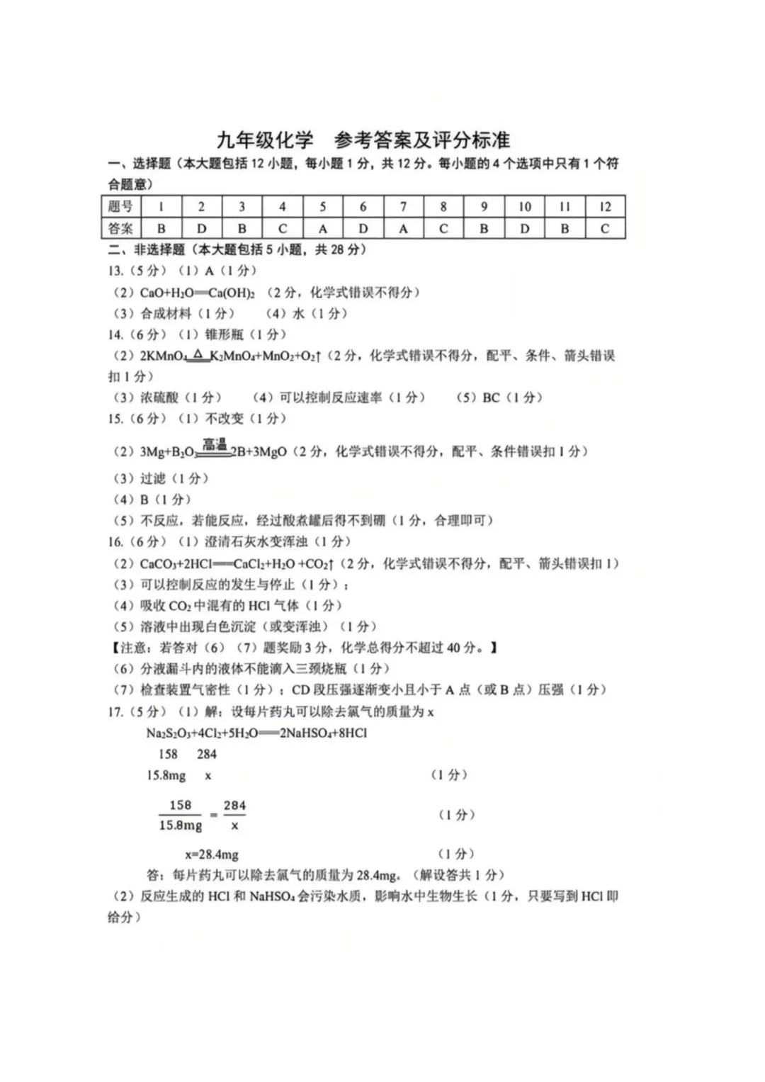 2026年安徽省合肥市包河区中考化学二模试卷及答案 第6张