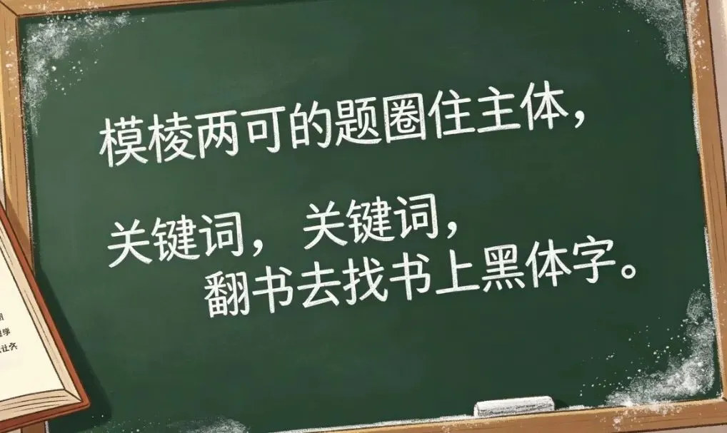 中考道德与法治判断题“一眼看病”满分技巧 第2张