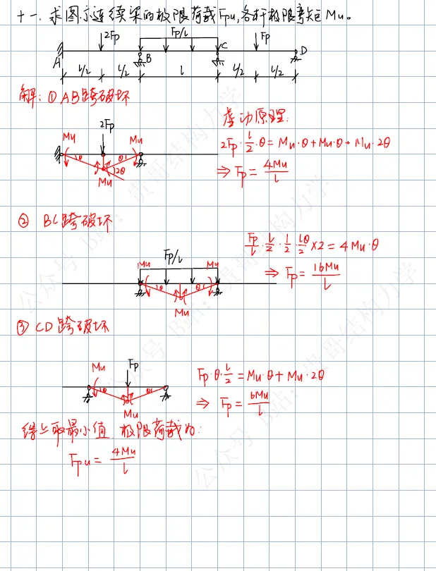 西安建筑科技大学26年结构力学考研真题及答案 第11张