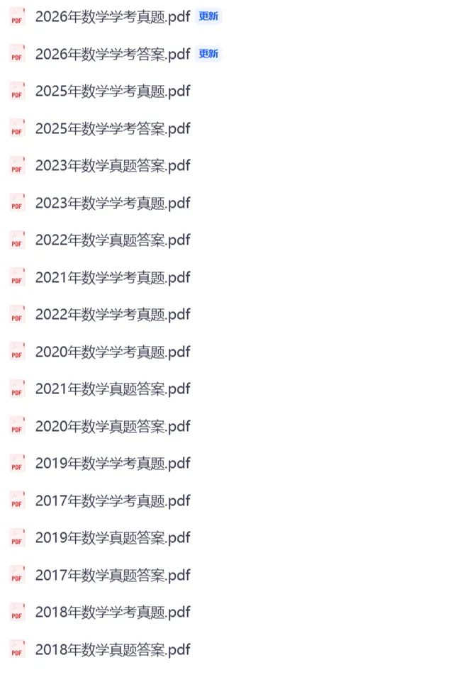 你有一份2017-2026广东学考真题(近10年)请查收!27届学考必知事项 第29张