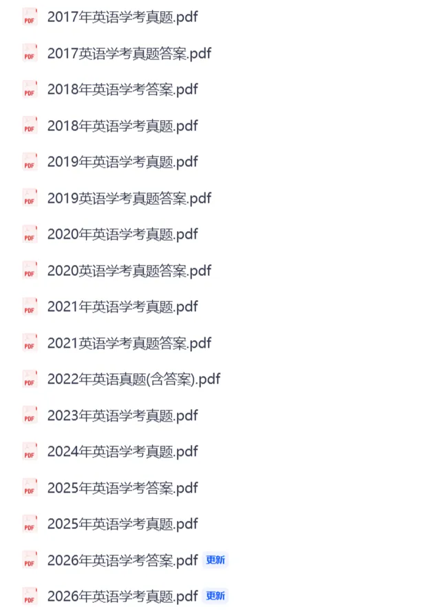 你有一份2017-2026广东学考真题(近10年)请查收!27届学考必知事项 第38张