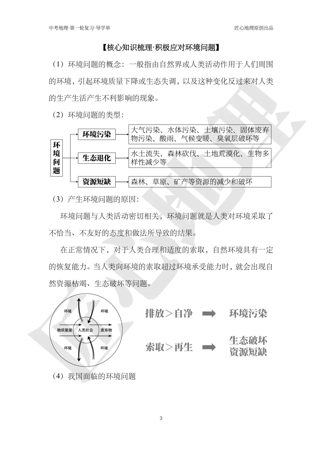 新教材 | 中考一轮复习·环境保护与发展(课件+导学单+练习题) 第8张