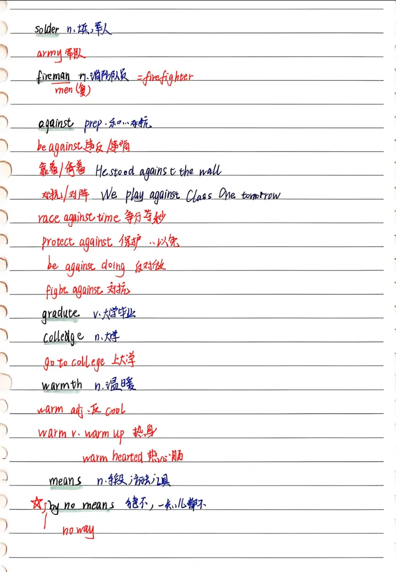 新外研八下 Unit4单词课:课本词+中考高频词三合一通关 第5张