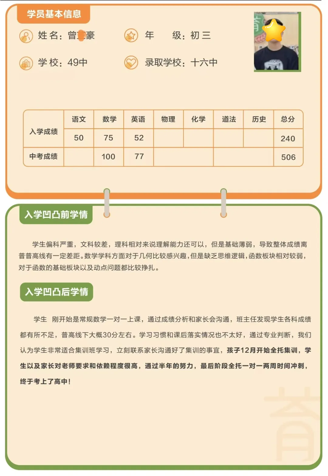 武汉凹凸教育|2026届全日制中考文化课招生简章 第143张
