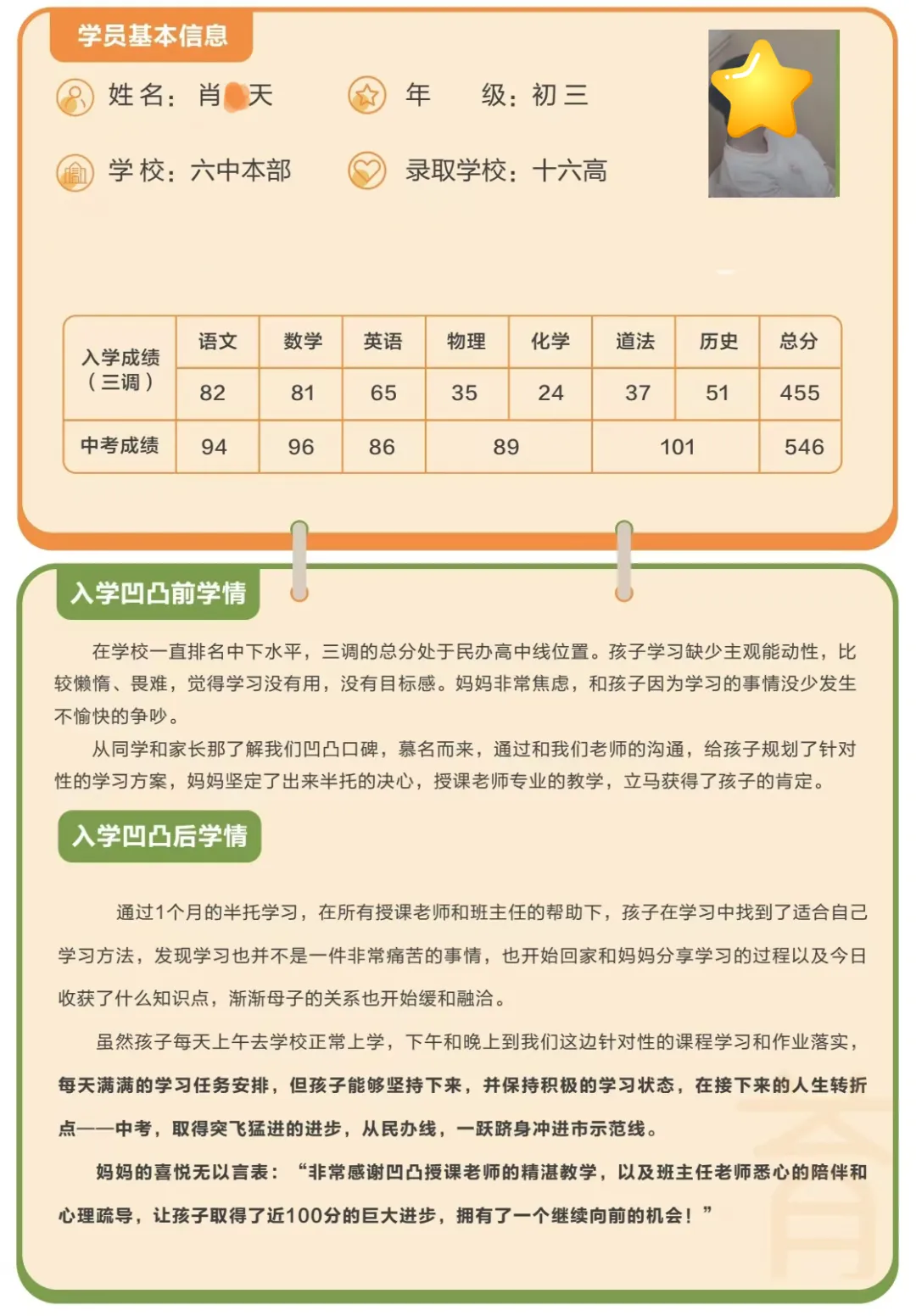 武汉凹凸教育|2026届全日制中考文化课招生简章 第147张
