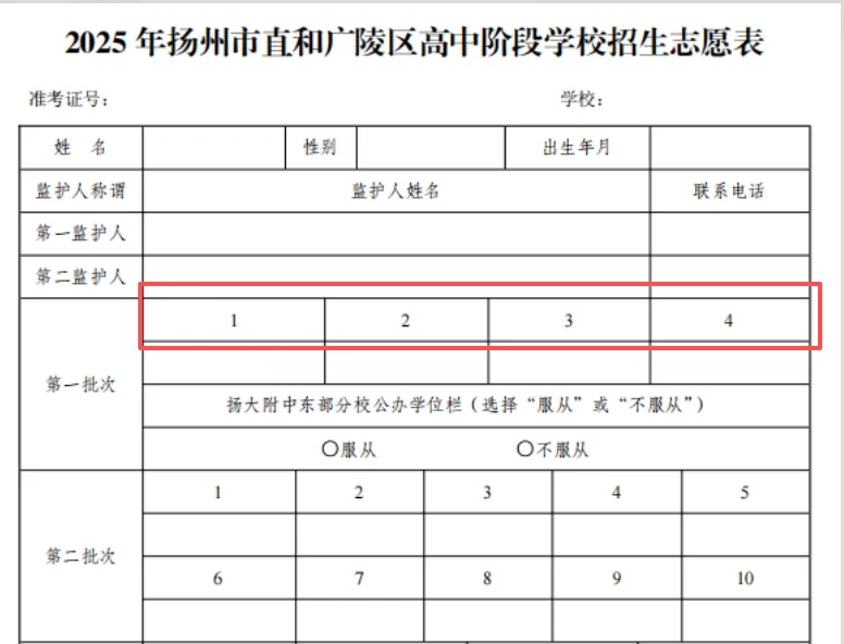 必看!2026 扬州中考志愿填报重大变化!(一模后家长必读) 第3张