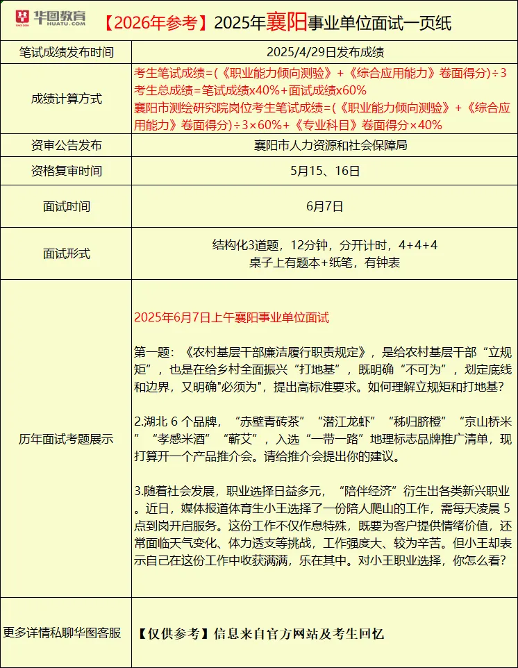 2026湖北事业单位各地市面试形式+真题 第14张