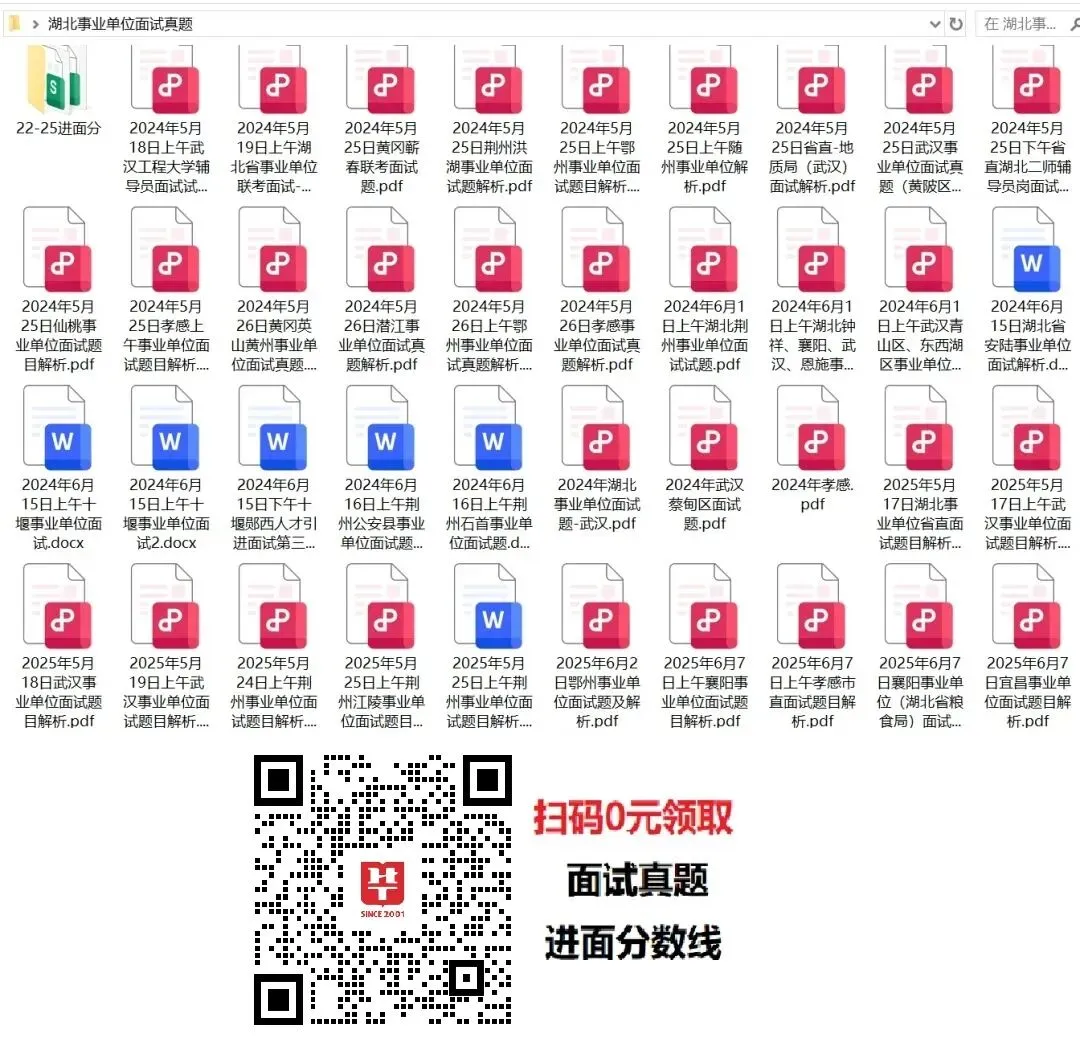 2026湖北事业单位各地市面试形式+真题 第21张
