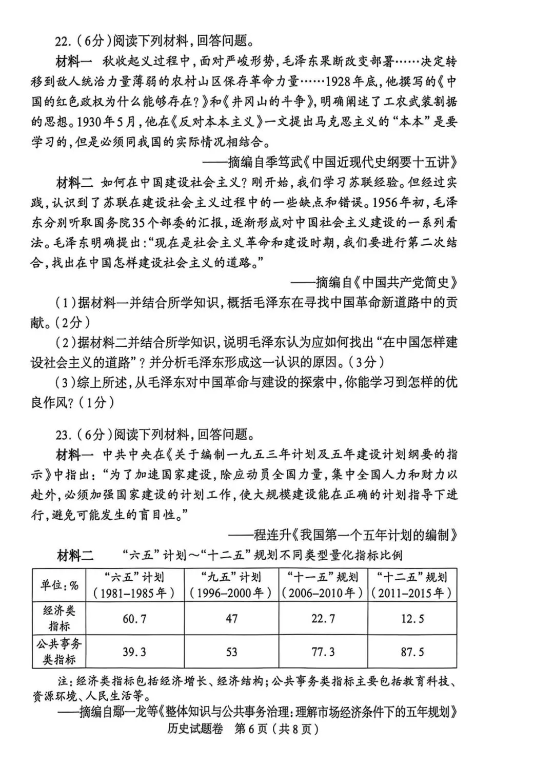 2026年郑州市初三模考道法、历史试卷及答案出炉!七科试卷+答案更新中! 第17张
