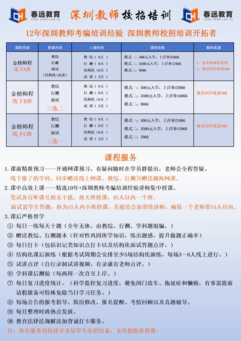 免费领!66套深圳教师校招真题免费领!27届考生速来! 第3张