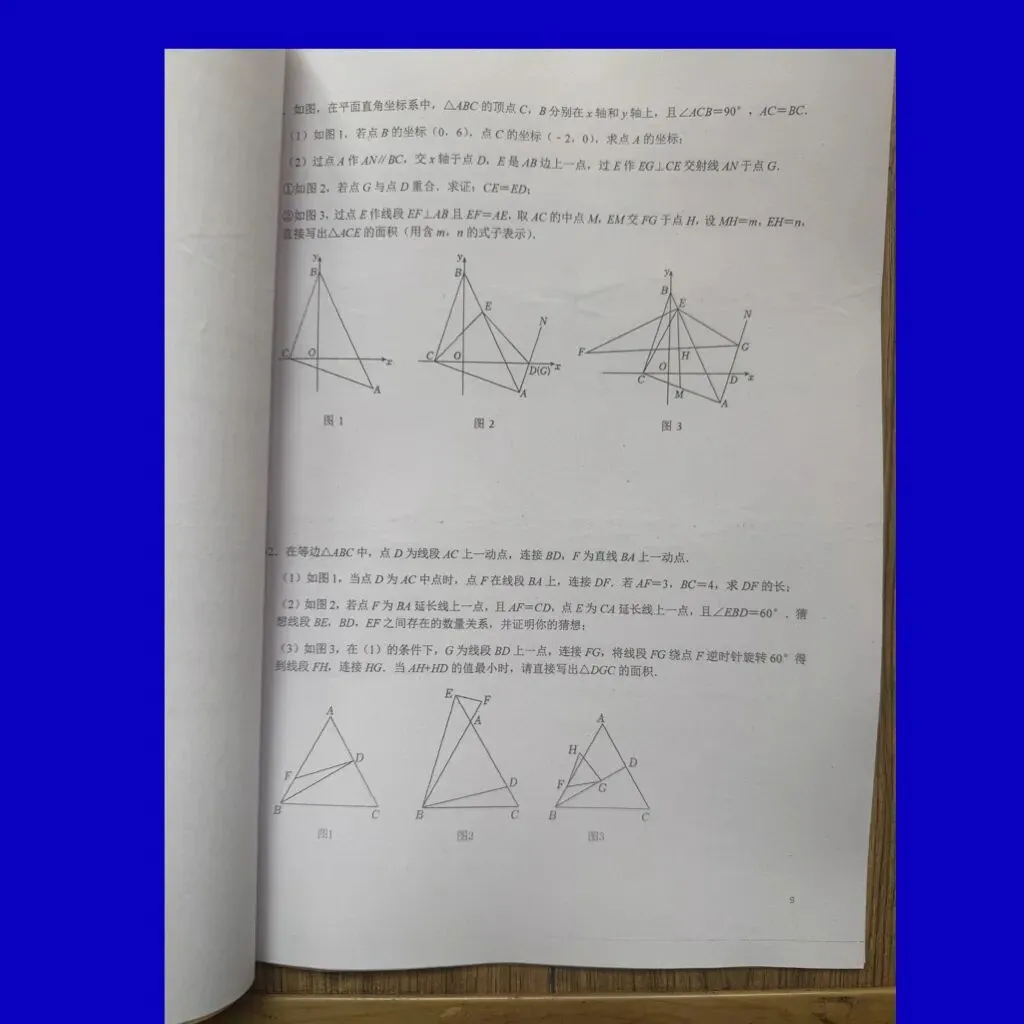 北师大版七八九年级下册《名校中考数学学月压轴题2025》/月考/期中/期末压轴题/名校新题/大师甄选成都深圳沈阳西安济南等地区 第13张