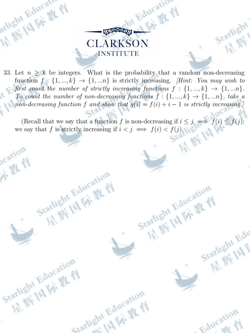 Clarkson剑桥官方数学夏校成绩+真题+解析已出!对答案→复议→暑期路径...一篇讲清楚! 第22张