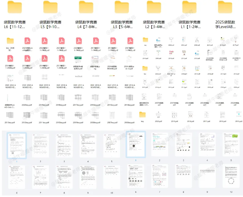 A~F等级!2026年袋鼠数学竞赛真题,有答案解析! 第6张
