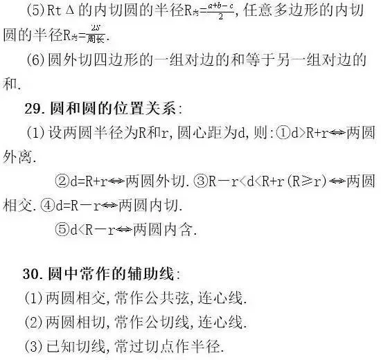 分析1000张试卷后,发现这32个数学公式定理逢考必出! 第20张