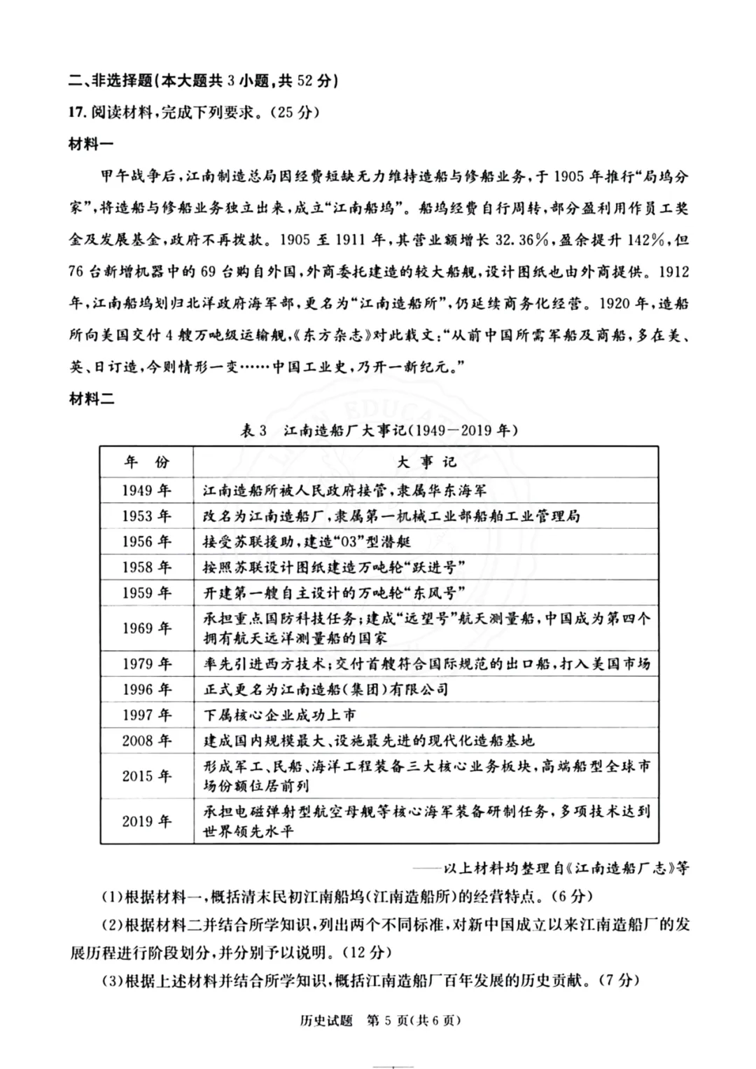 干货整理| 高中三诊全科真题,高三考生人手一份,可打印! 第89张