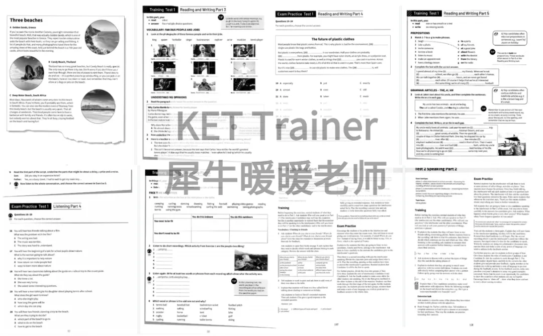 KET高分必刷!40套KET考试备考真题资料,涵盖听/说/读/写,家长快存! 第6张