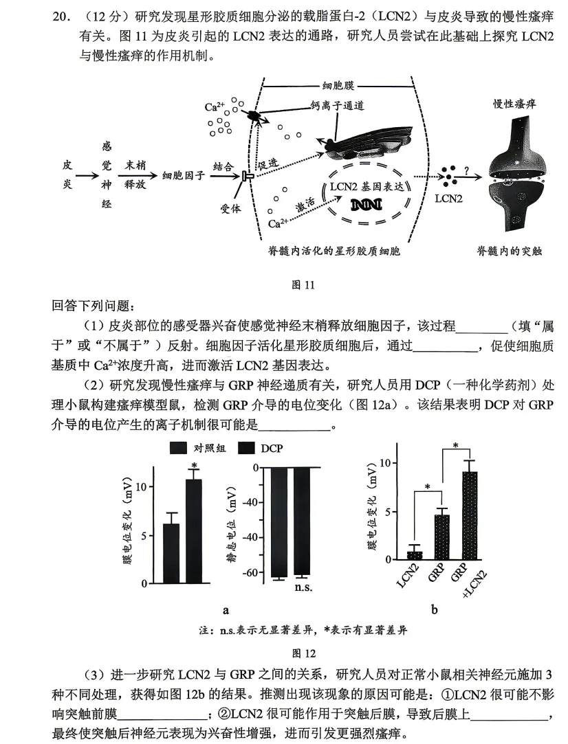 刷题日记丨2026年深圳二模生物试卷&个人评价 第9张
