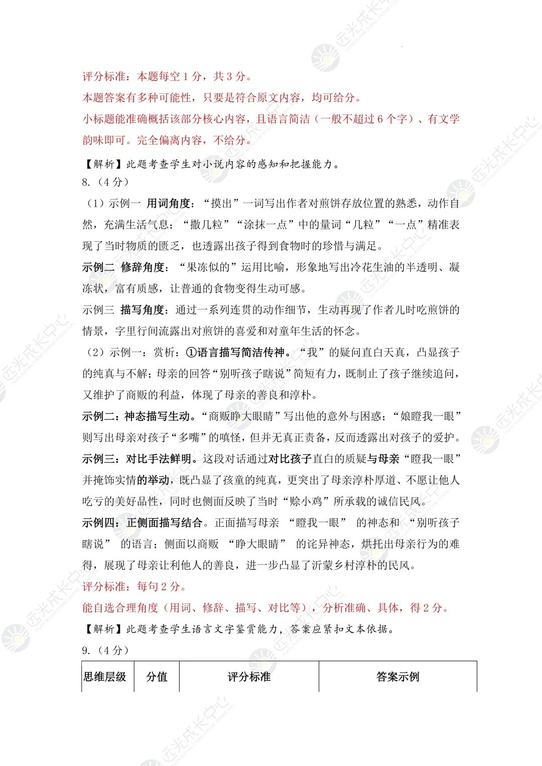 【2025-2026.全科】龙华区二模真题解析 第12张