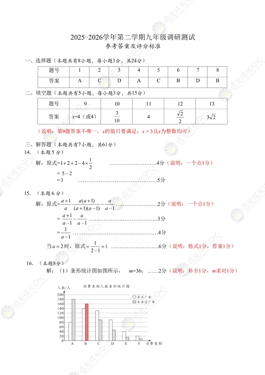 【2025-2026.全科】龙华区二模真题解析 第29张