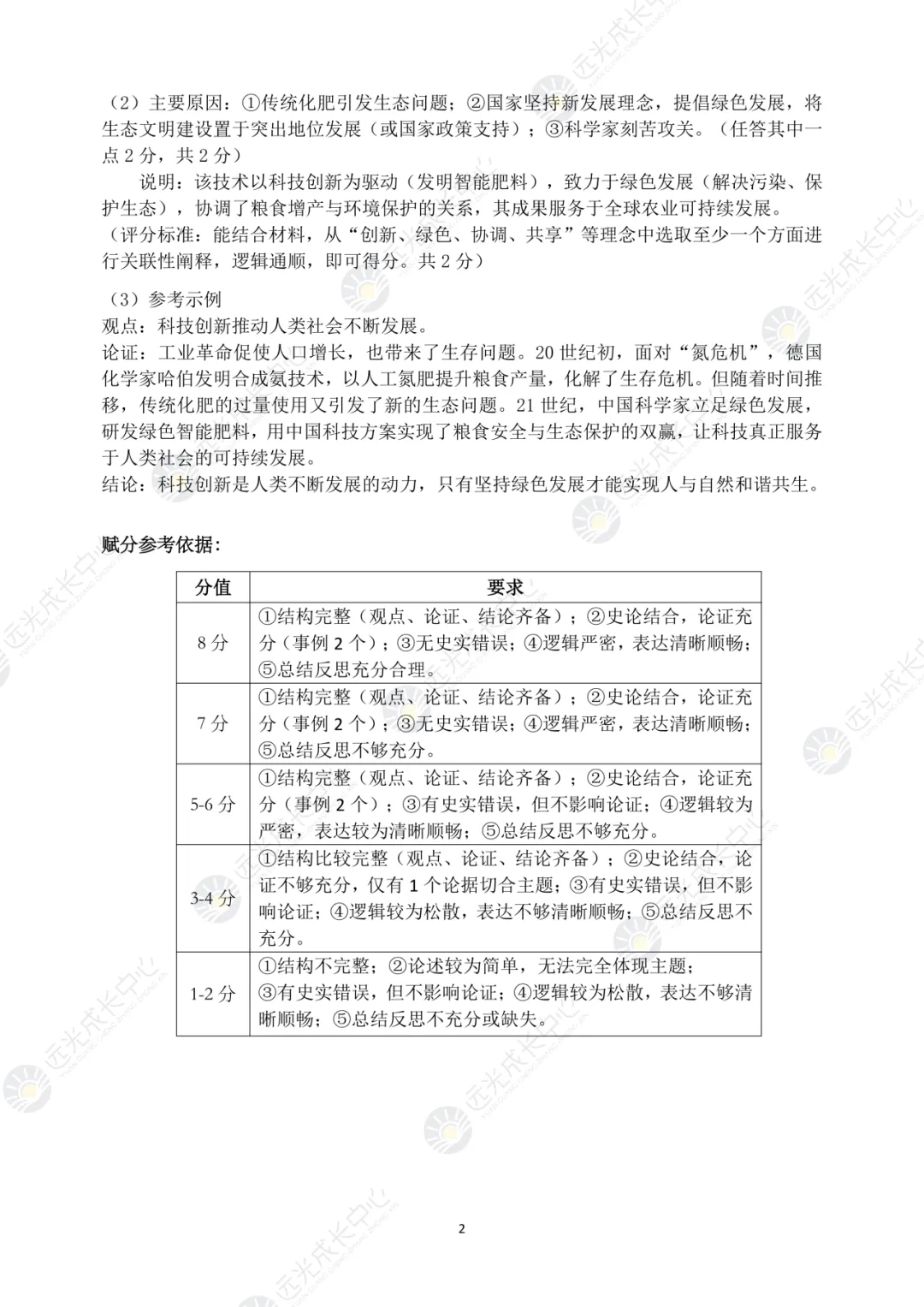 【2025-2026.全科】龙华区二模真题解析 第64张