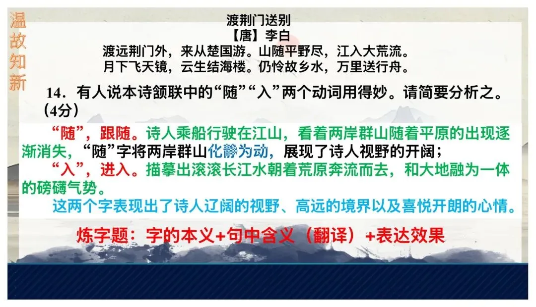 中考课内外古诗词鉴赏这样讲太赞了! 第6张