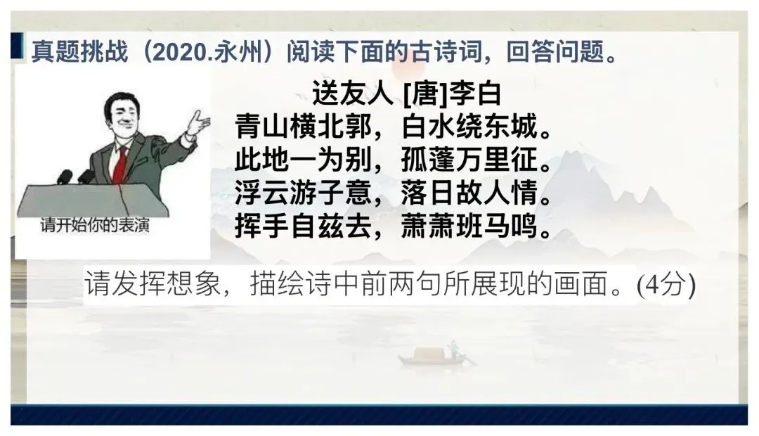 中考课内外古诗词鉴赏这样讲太赞了! 第20张