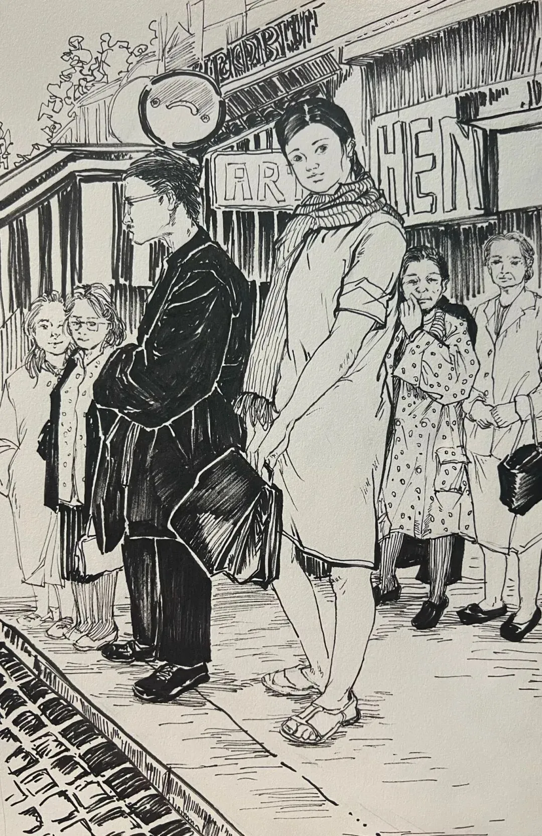 草图带画 | 创意草图——南京师范大学真题《秋意浓》带画教程~ 第8张