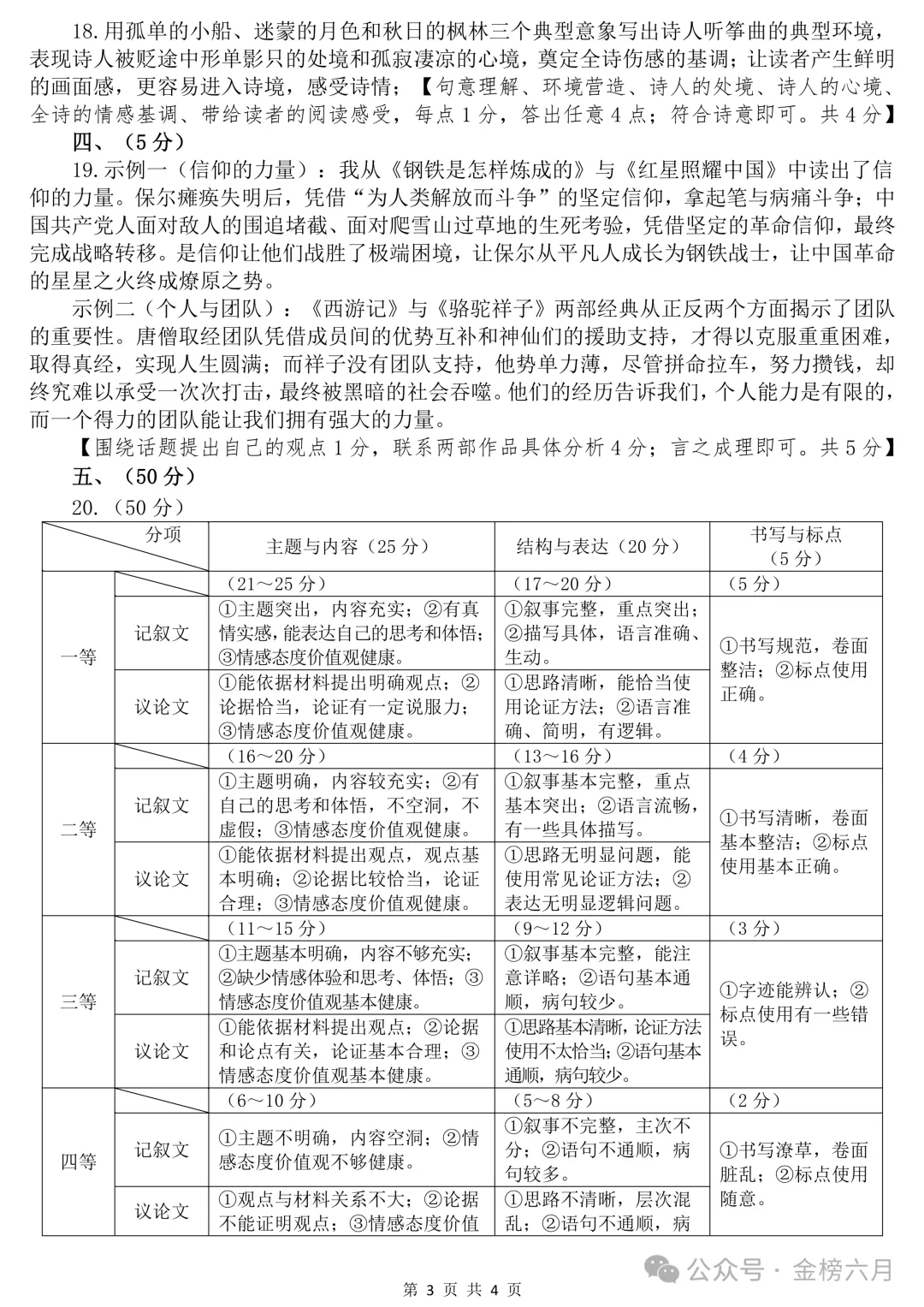 郑州市2026年中招适应性测试语文试卷及答案 第12张