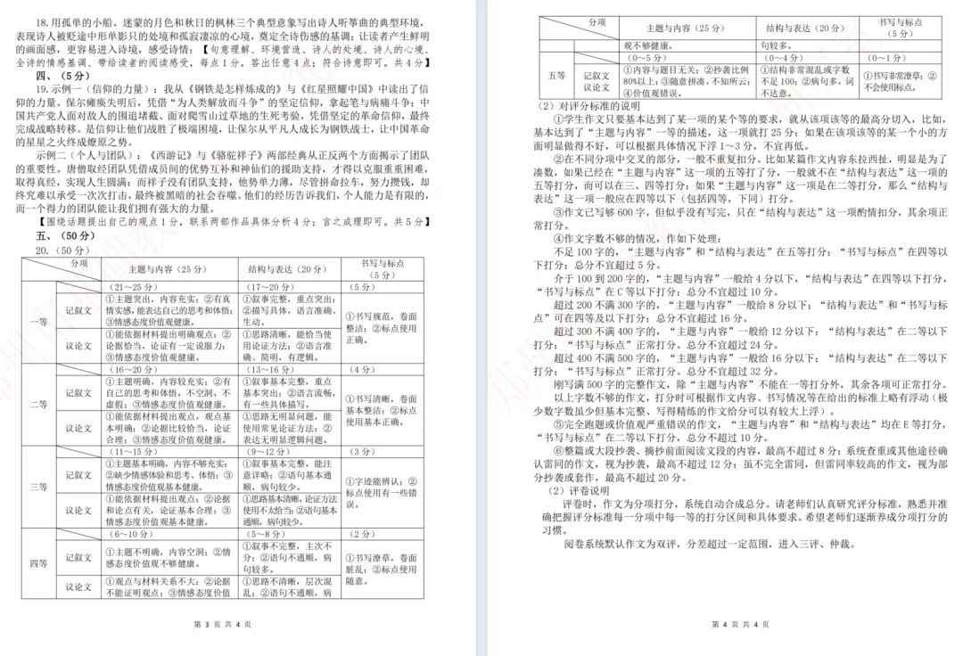 7科模考试卷+答案全已出!郑州市2026年中招适应性测试 第43张