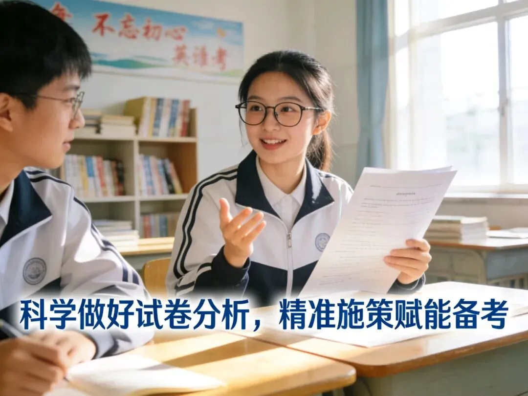 高三英语学霸说:科学做好试卷分析,精准施策赋能备考 第1张