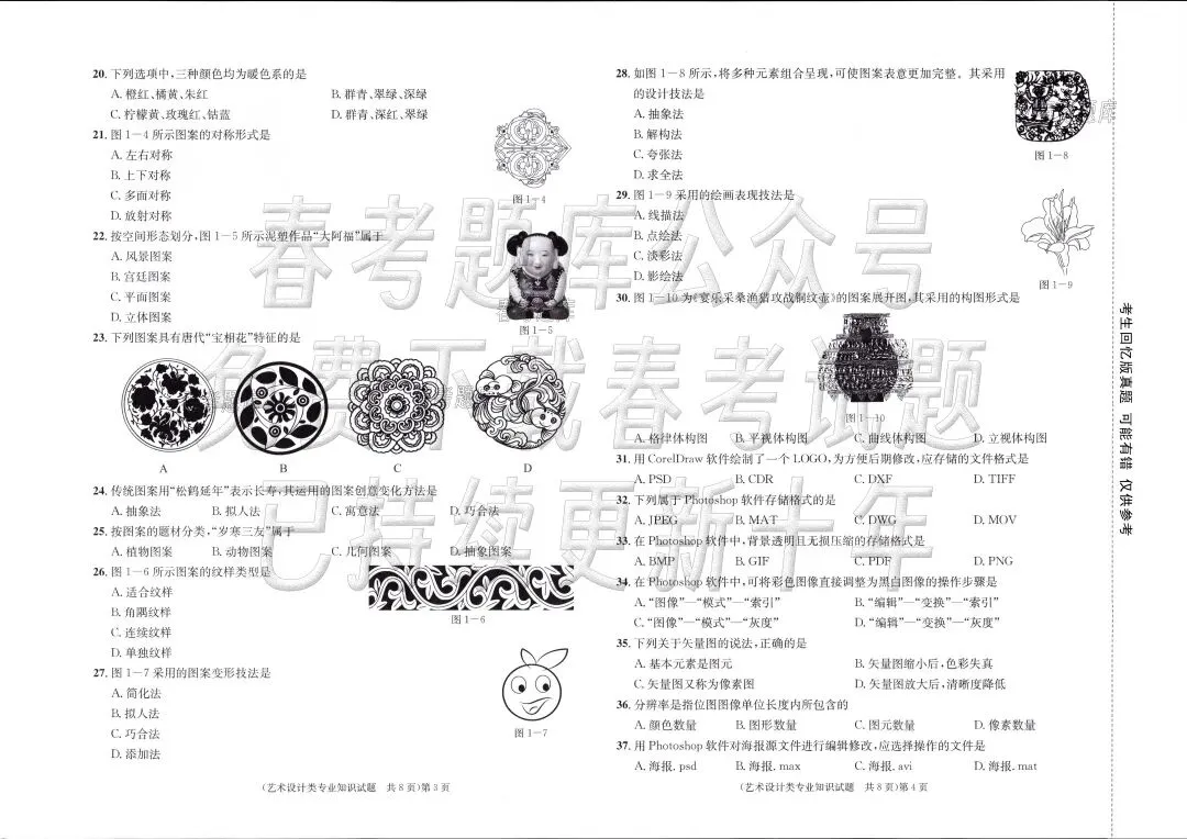 回忆版真题 | 艺术设计(2023~2025年) 第5张