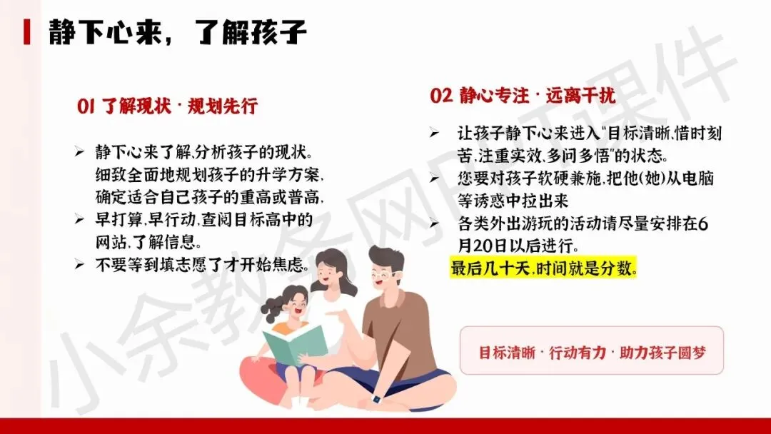 初中九年级(初三)下学期中考冲刺家长会《陪孩子打赢这场仗》PPT 课件+发言稿 第28张