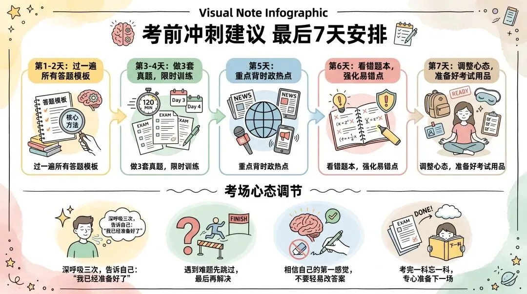 【中高考备考①⑦】学霸笔记 | 中考道法28个考点满分答题公式,背熟就得分! 第8张