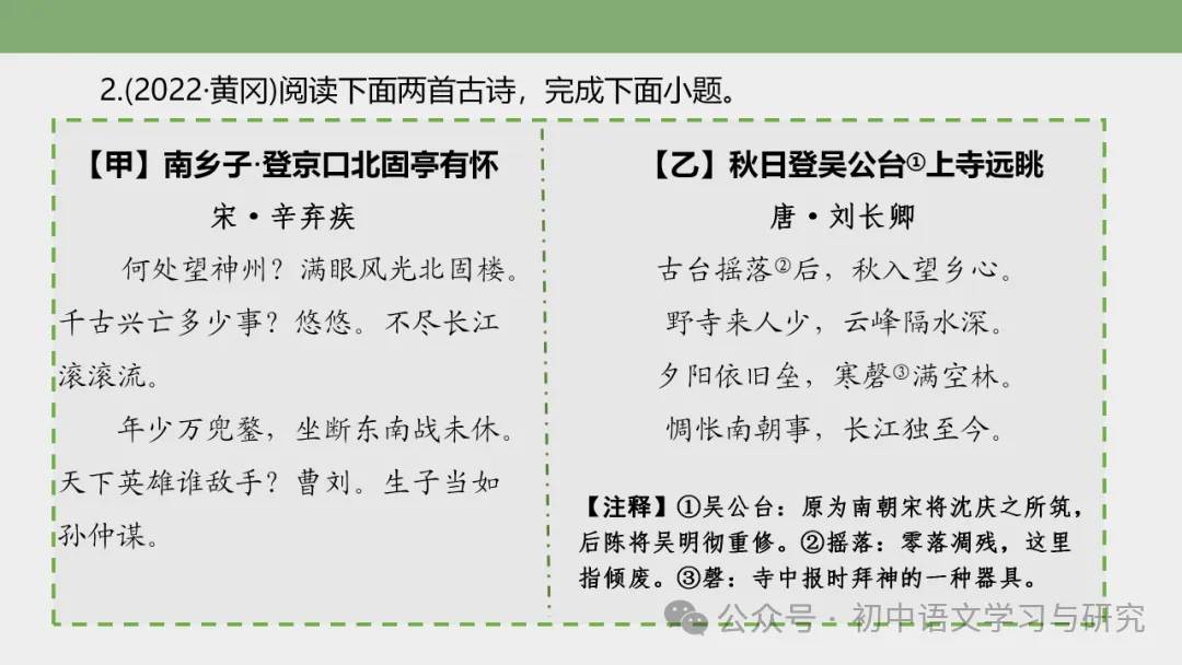 2026年中考专题复习:古诗词阅读技巧 ppt 第116张