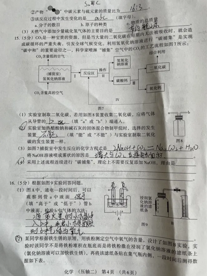 中考化学 | 2026河北省名校中考学业水平模拟压轴二 第7张