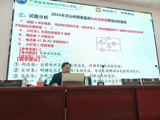 凝心聚力研中考  深耕细作启新程————兴滇英才支持计划教育人才韦功华初中物理工作室2026年研修活动第2期 第4张