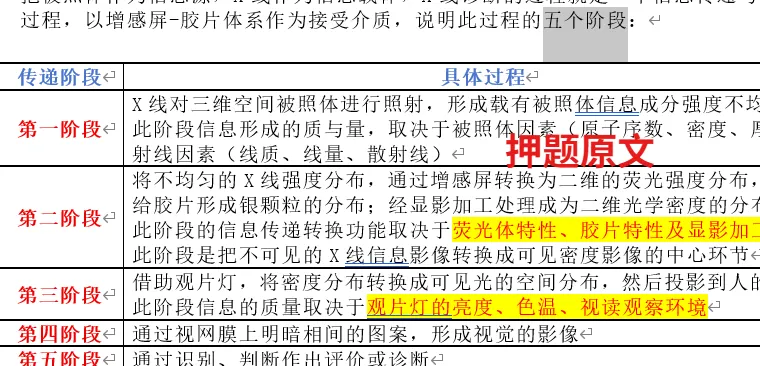 【最全】26年放射医学中级(376)真题回忆! 第52张