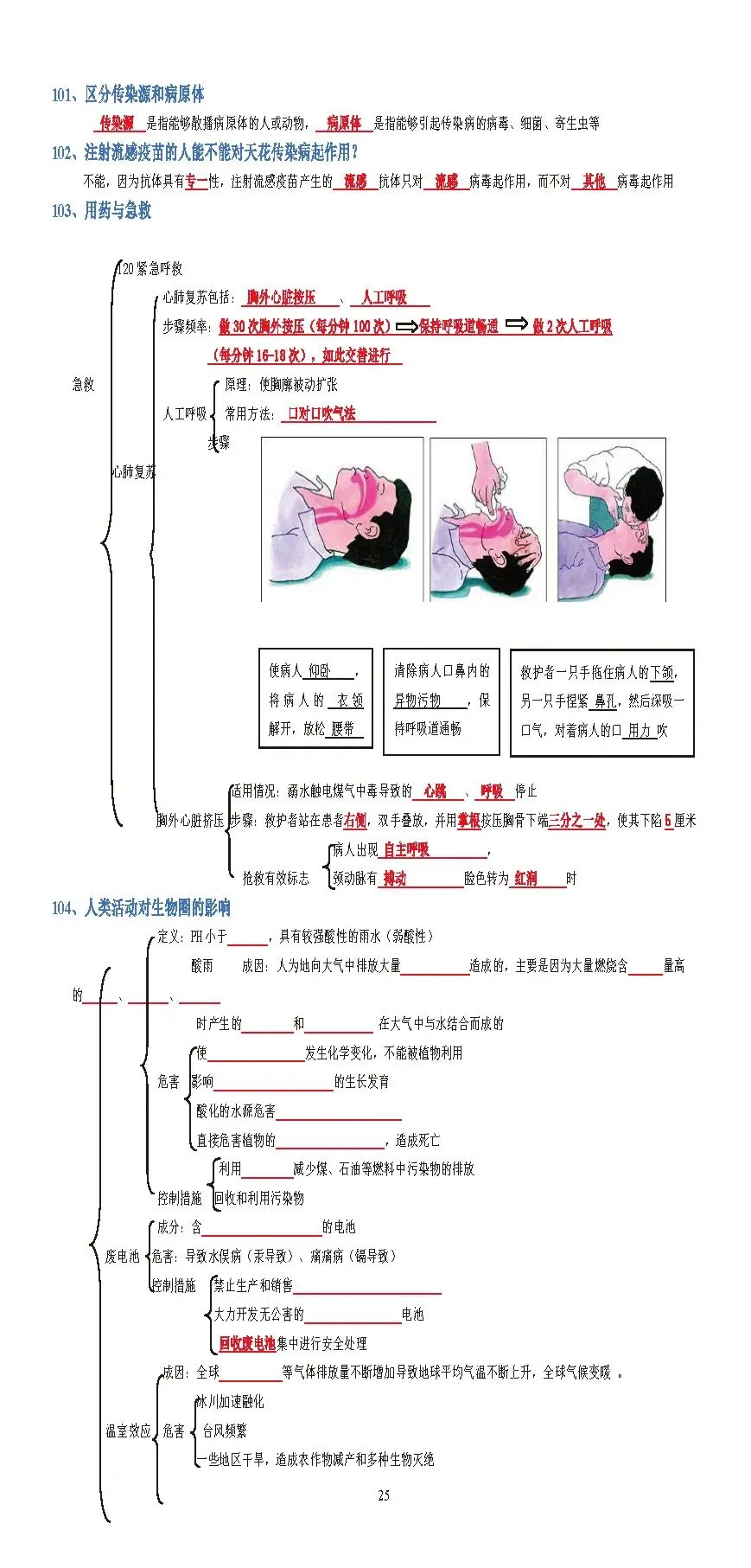 蛟川书院中考生物背诵 第25张