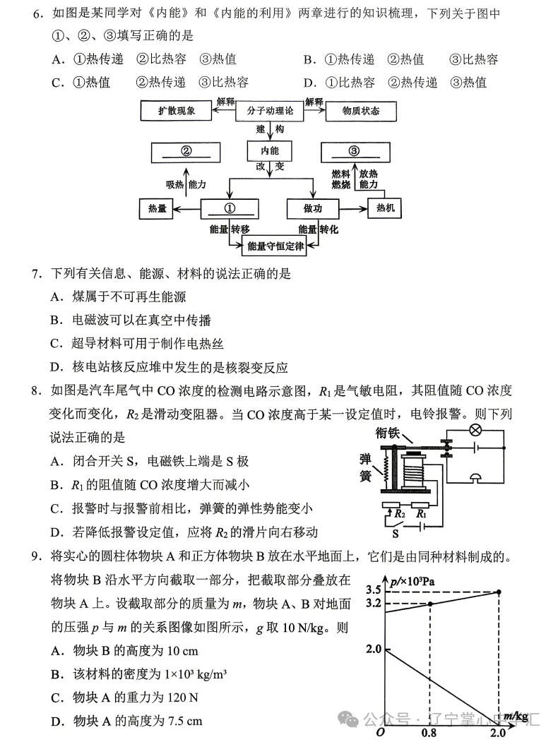 真题速递 | 2026年4月大连初三一模全科试卷+答案(附初二地生) 第35张