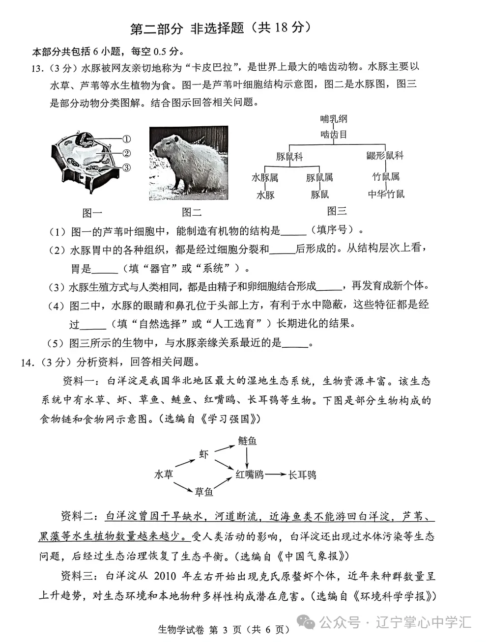 真题速递 | 2026年4月大连初三一模全科试卷+答案(附初二地生) 第82张
