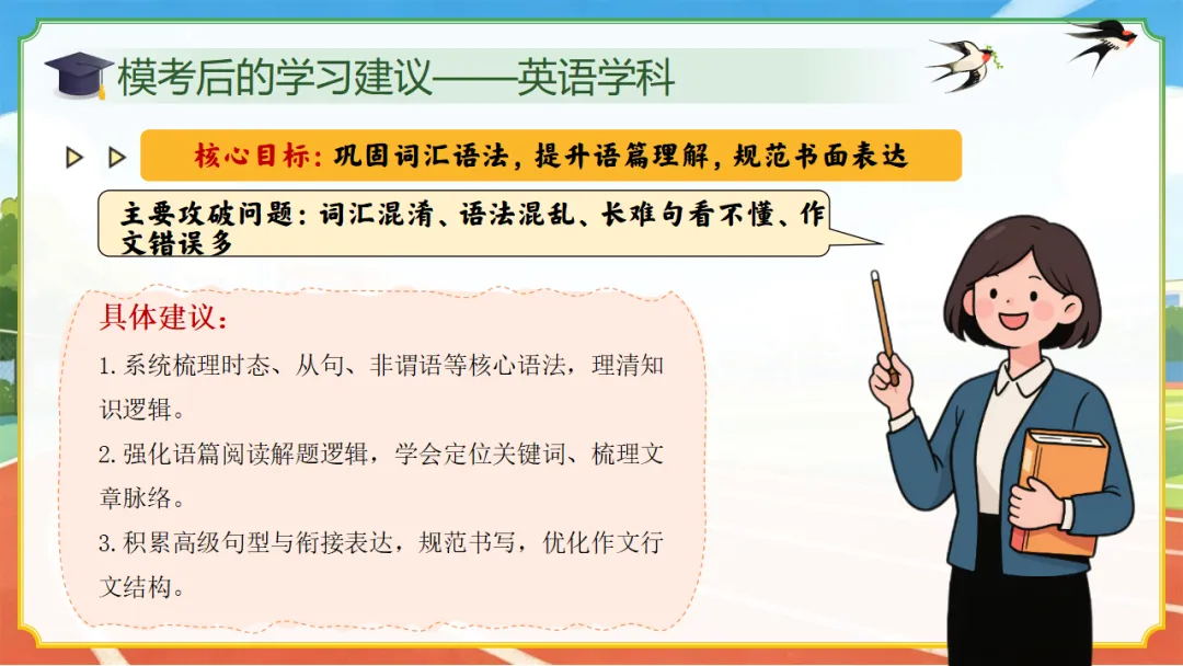 初三九下期中一模二模考后家长会(51页ppt课件完整版+发言稿)中考一模后的清醒与60天的奔跑,一场没有废话的家长会 第31张