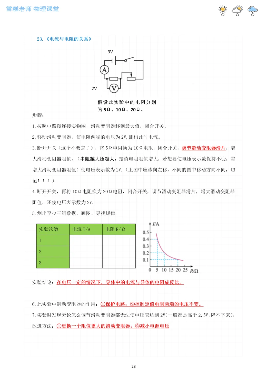 宁夏中考物理核心考点(实验+简答)全攻略 第23张