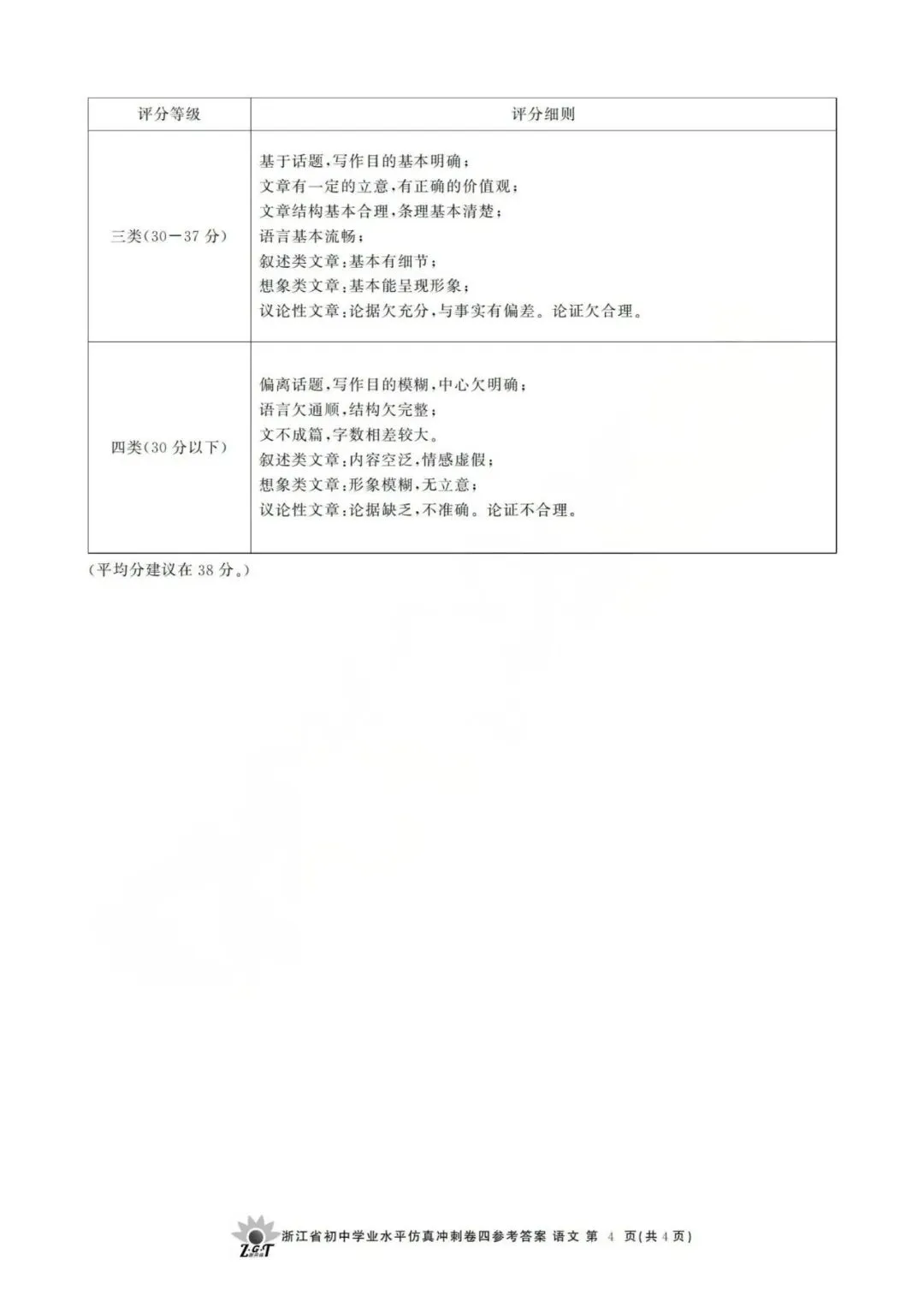 中考冲刺卷|2026年4月浙江省“浙共体”中考仿真冲刺卷(四)「全科」试题(含答案;听力录音;听力材料) 第12张