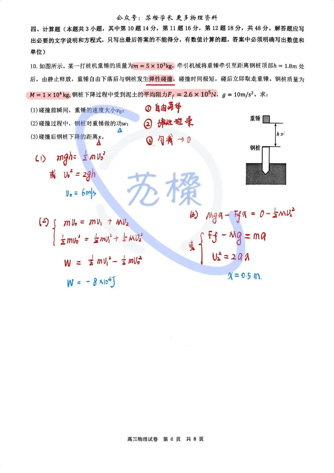 2026天津市十二校二模物理试卷分析 第17张