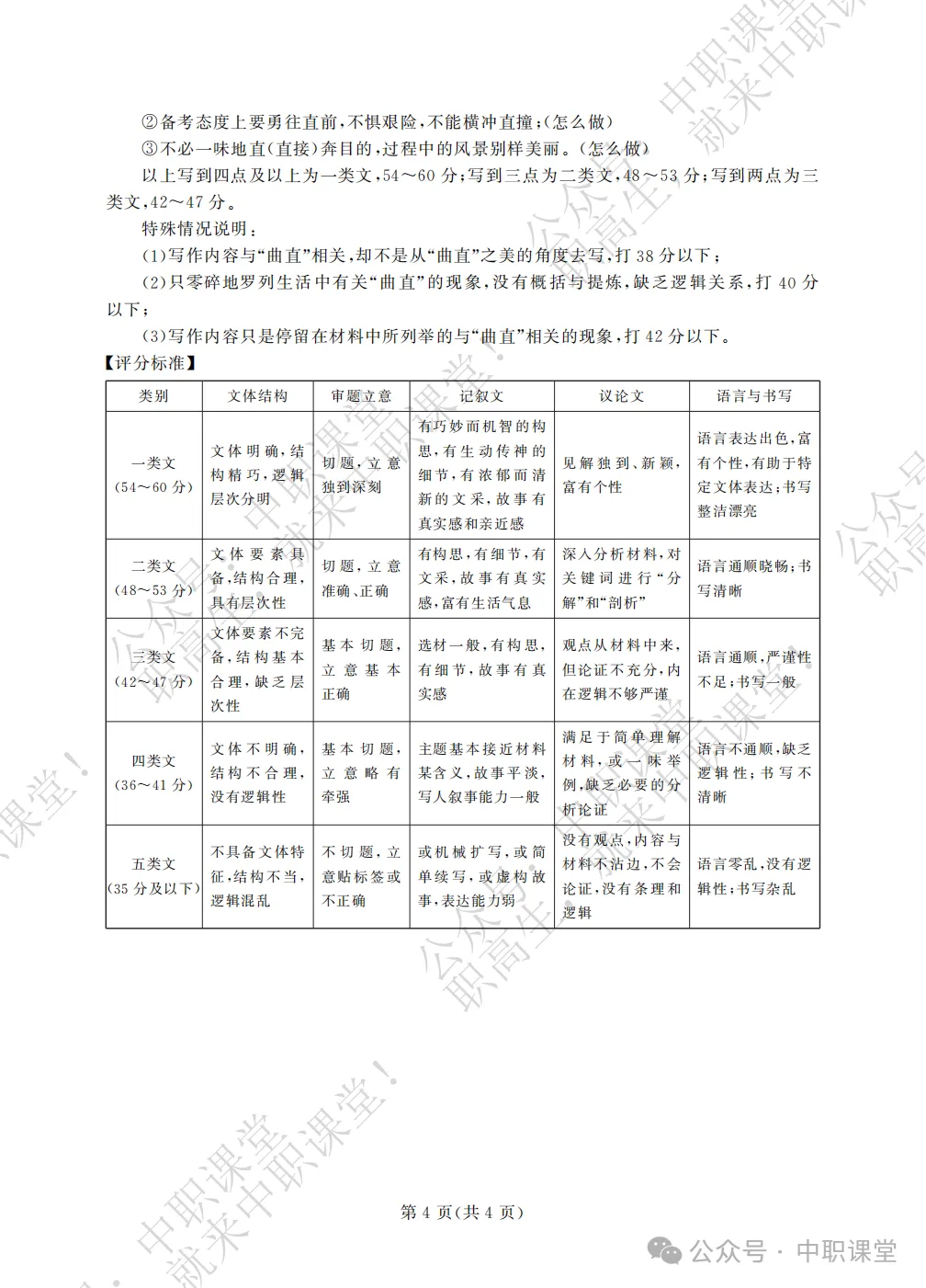 2023-2024学年第五次联考 语文试卷及答案 第15张