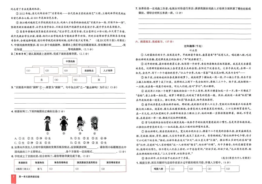 《拔尖大试卷》2026春人教版语文1-6年级上下册丨PDF电子版,可下载打印 第4张