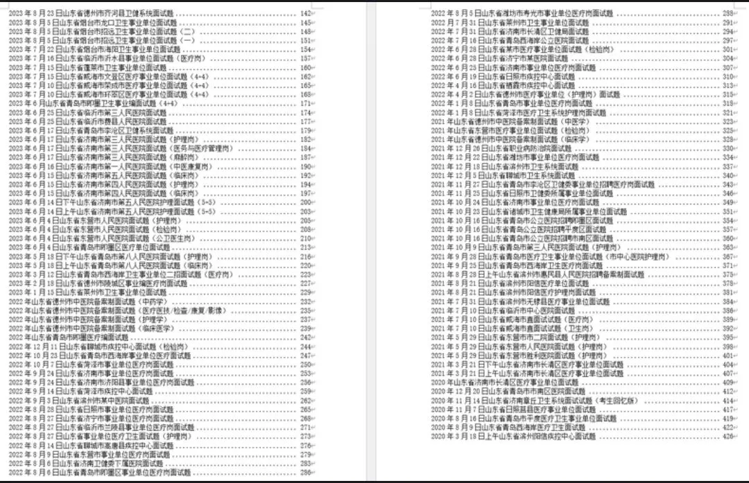山东省医疗卫生面试真题及答案合集 第3张